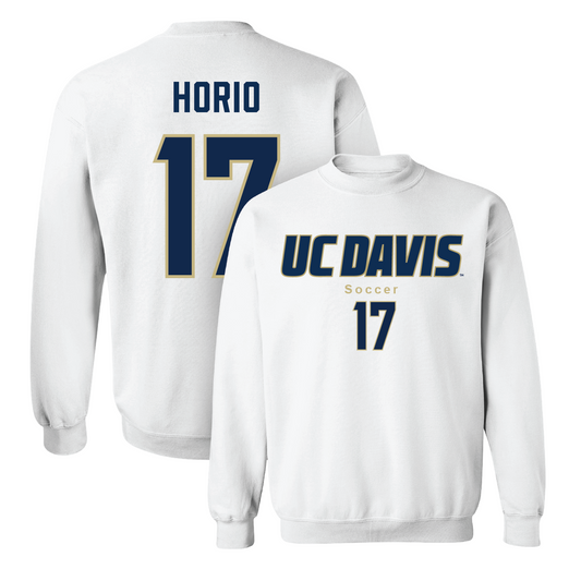 White Men's Soccer Classic Crew Youth Small / Declan Horio | #17