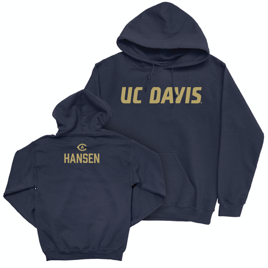 UC Davis Men's Track & Field Navy Sideline Hoodie - Harrison Hansen Small