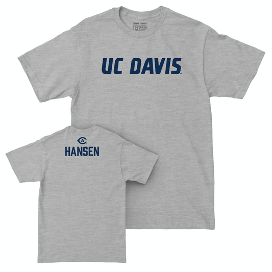 UC Davis Men's Track & Field Sport Grey Aggies Tee - Harrison Hansen Small