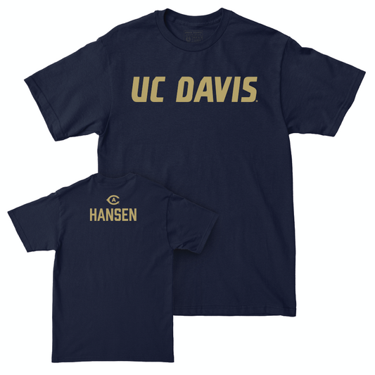 UC Davis Men's Track & Field Navy Sideline Tee - Harrison Hansen Small