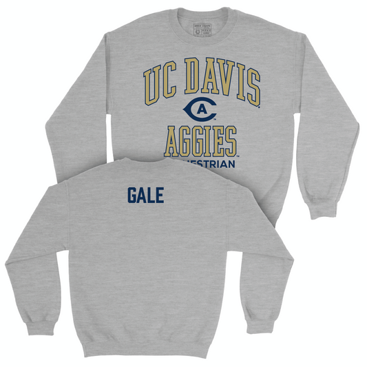 UC Davis Baseball Sport Grey Classic Crew - Jack Gallagher | #9 Small