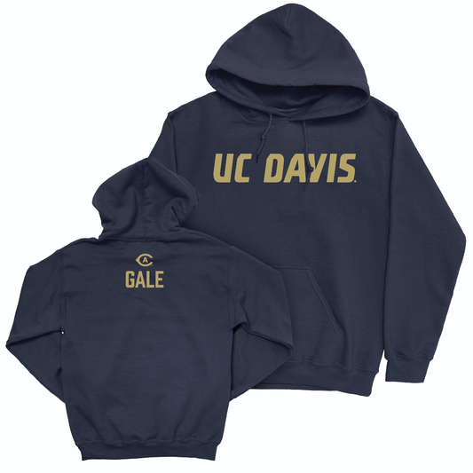 UC Davis Baseball Navy Sideline Hoodie - Jack Gallagher | #9 Small