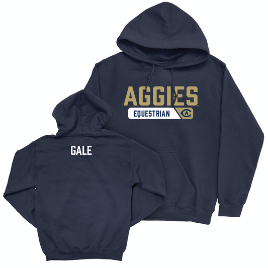 UC Davis Baseball Navy Staple Hoodie - Jack Gallagher | #9 Small