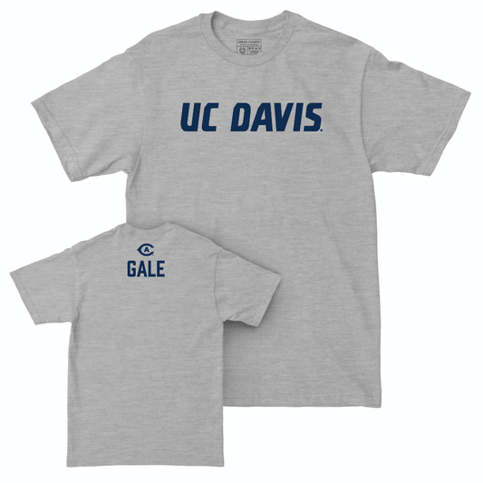 UC Davis Baseball Sport Grey Aggies Tee - Jack Gallagher | #9 Small