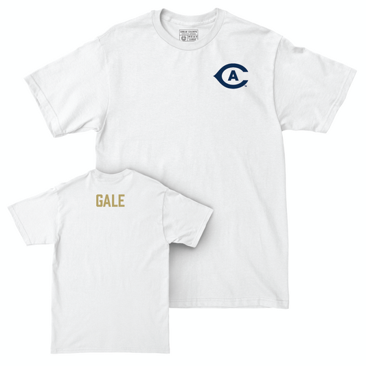 UC Davis Baseball White Logo Comfort Colors Tee - Jack Gallagher | #9 Small