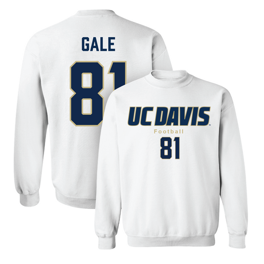 White Football Classic Crew 3 Youth Small / Joshua Gale | #81