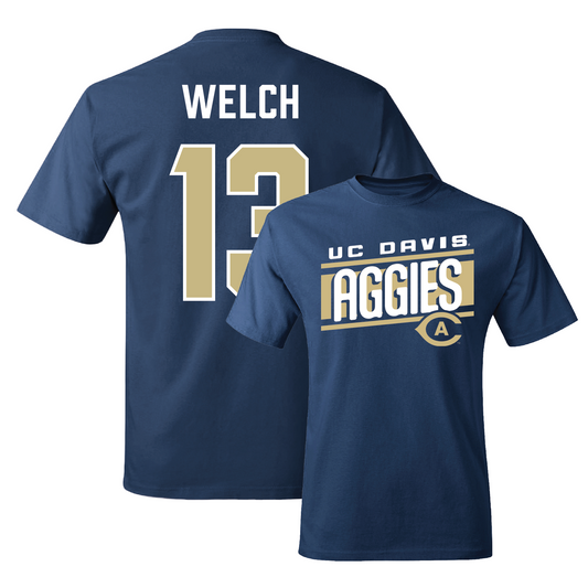 Navy Men's Soccer Slant Tee Youth Small / Kevin Welch | #13