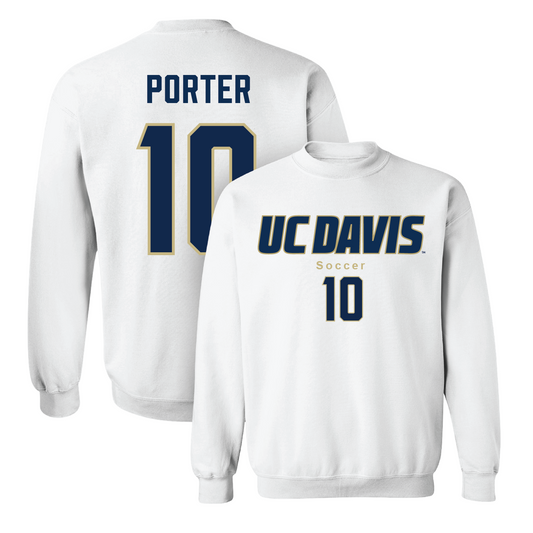 White Women's Soccer Classic Crew Youth Small / Lindsey Porter | #10