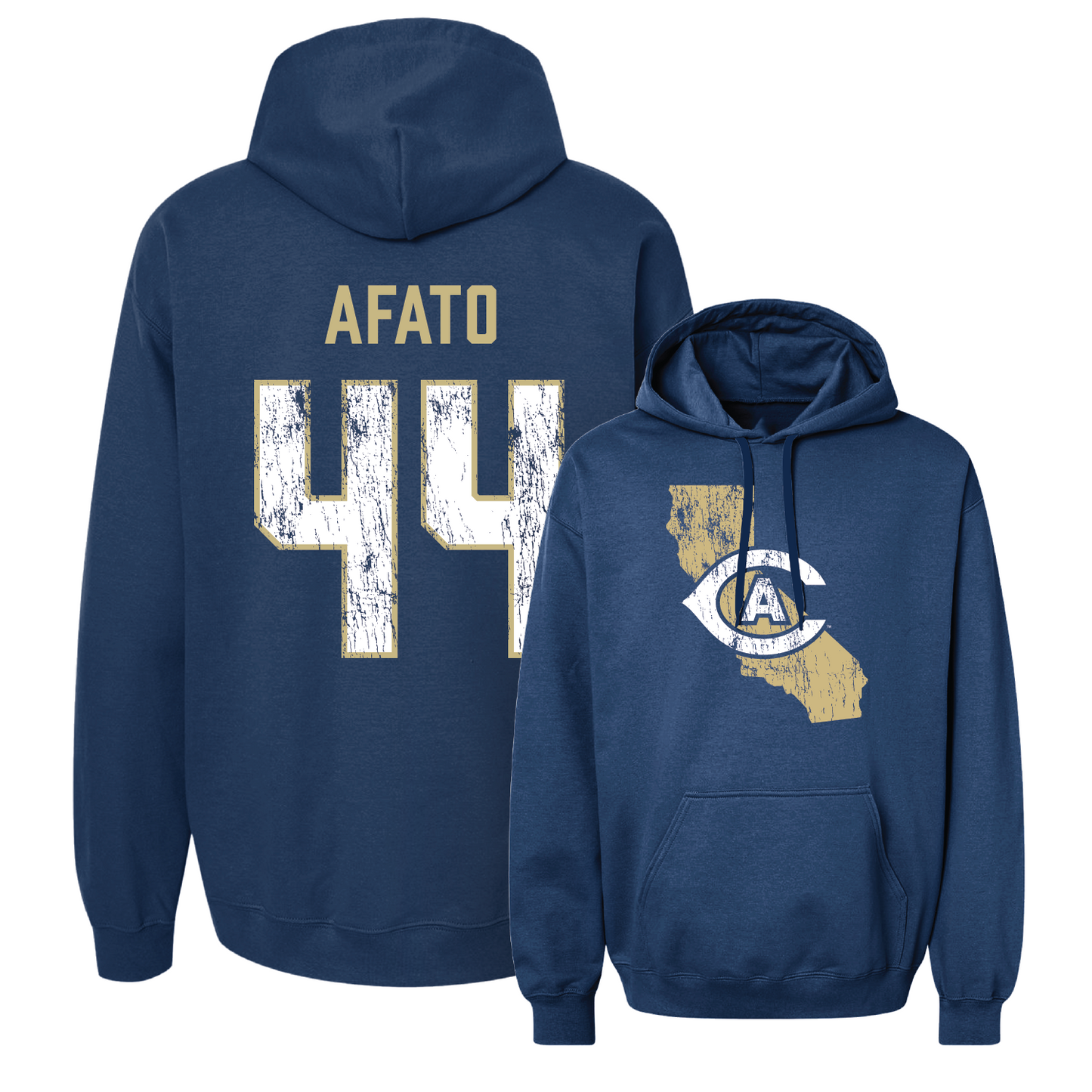 Navy Football State Hoodie 4 Youth Small / Nick Afato | #44
