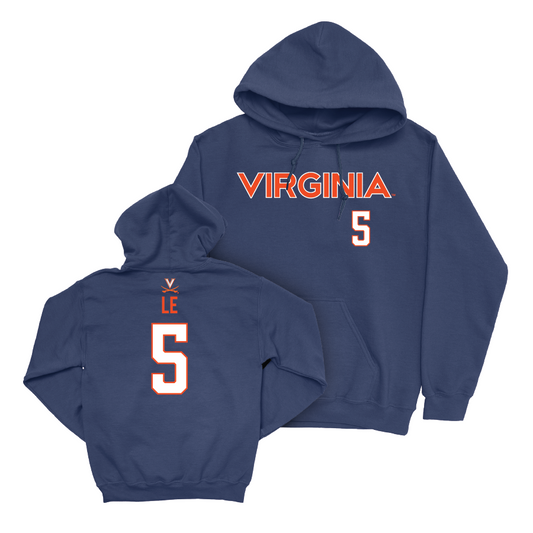 Virginia Women's Volleyball Navy Sideline Hoodie - Ashley Le Small