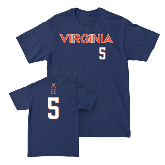 Virginia Women's Volleyball Navy Sideline Tee - Ashley Le Small