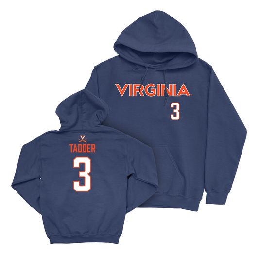 Virginia Women's Volleyball Navy Sideline Hoodie - Abby Tadder Small