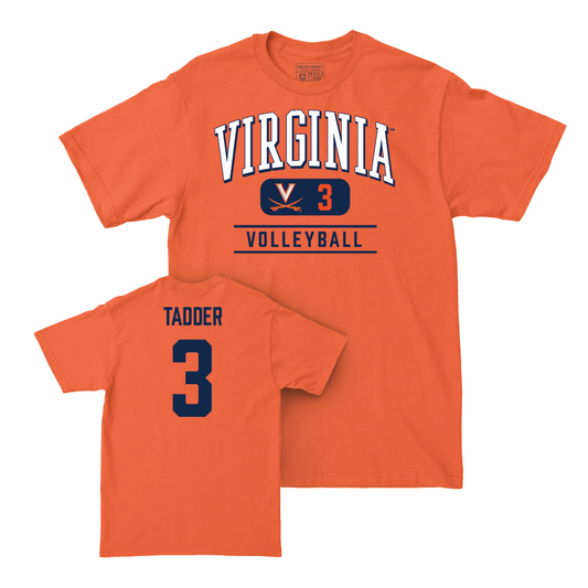 Virginia Women's Volleyball Orange Classic Tee - Abby Tadder Small