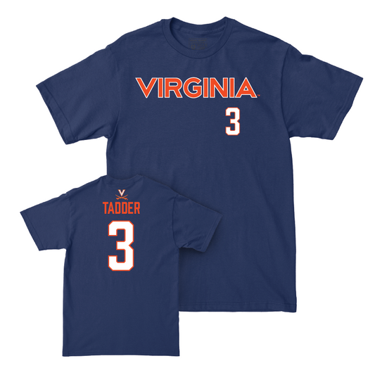Virginia Women's Volleyball Navy Sideline Tee - Abby Tadder Small