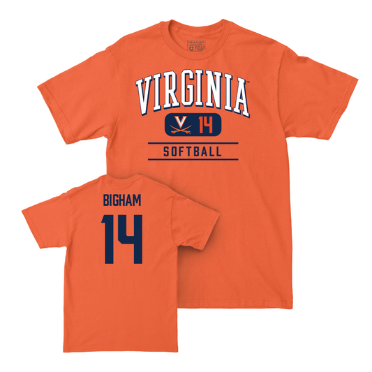 Virginia Softball Orange Classic Tee - Eden Bigham Small