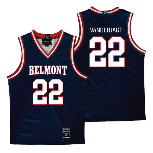 Belmont Men's Basketball Navy Jersey - Kyler VanderJagt | #22
