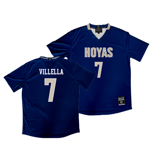 Georgetown Women's Soccer Navy Jersey - Liv Villella