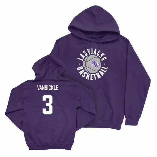 SFA Women's Basketball Purple Hardwood Hoodie  - Avery VanSickle