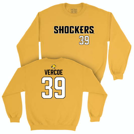 Wichita State Baseball Gold Shockers Crew  - Colton Vercoe