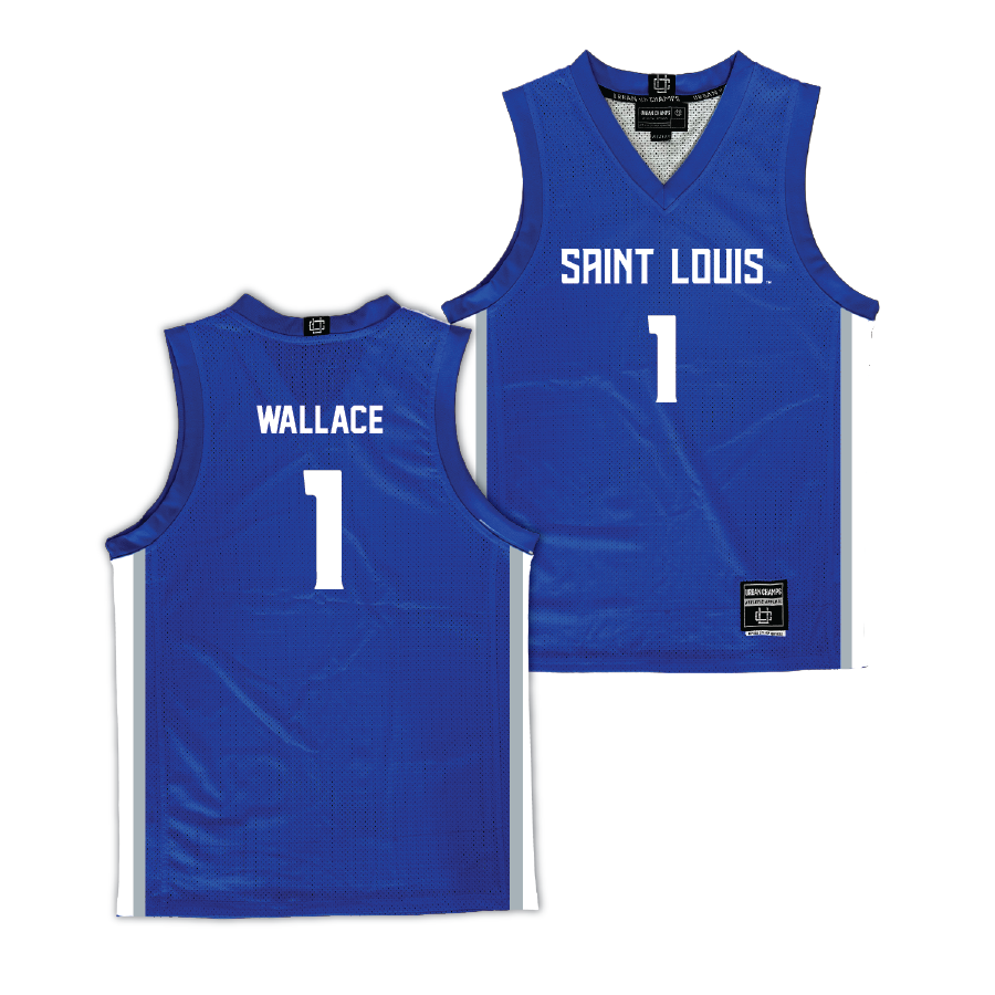 Saint Louis Women's Basketball Royal Jersey  - Hannah Wallace