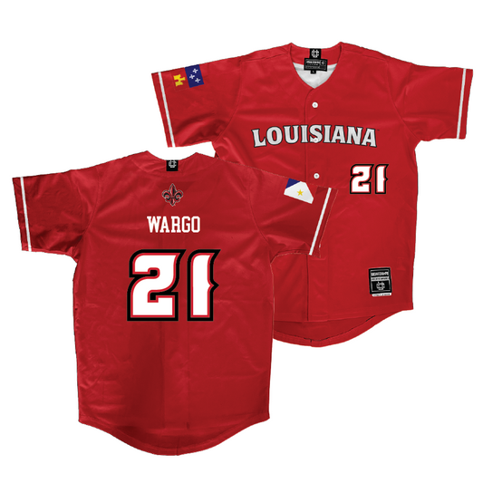 Louisiana Baseball Red Jersey - Clay Wargo | #21