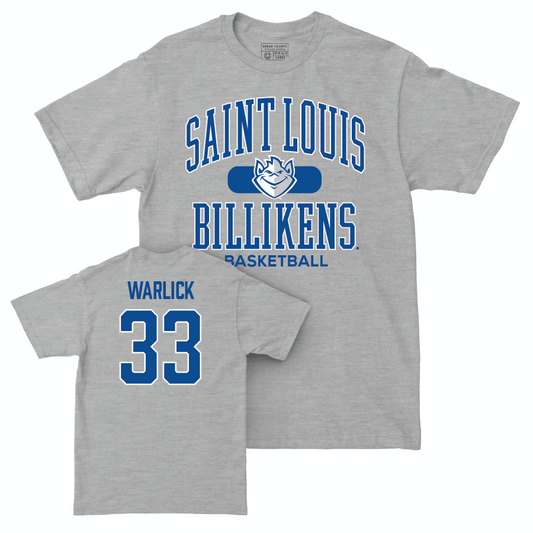 Saint Louis Men's Basketball Sport Grey Classic Tee  - Dylan Warlick