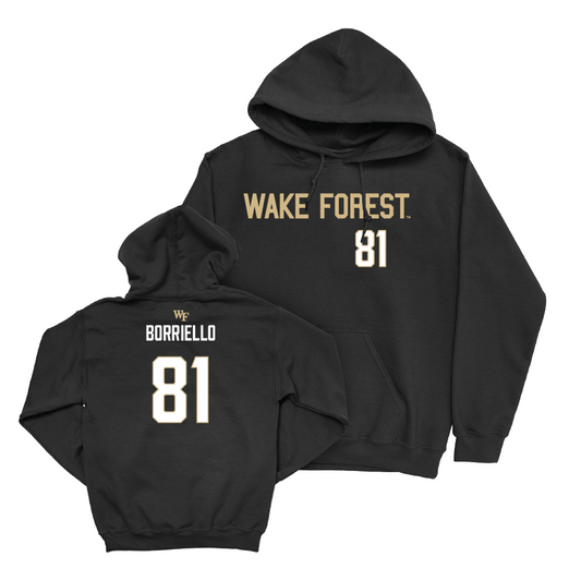 Wake Forest Football Black Sideline Hoodie - Anthony Borriello Small