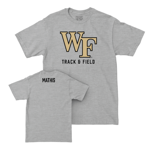 Wake Forest Men's Track & Field Sport Grey Classic Tee - Connor Mathis Small