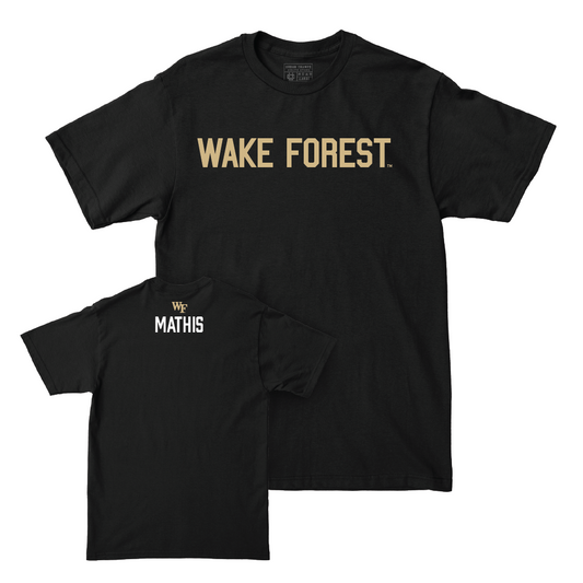 Wake Forest Men's Track & Field Black Sideline Tee - Connor Mathis Small