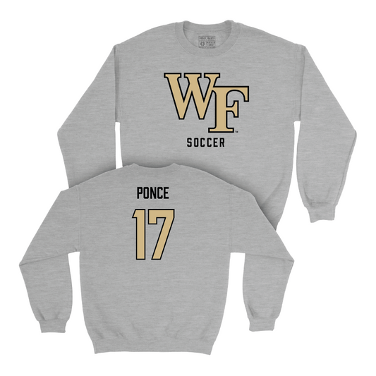 Wake Forest Men's Soccer Sport Grey Classic Crew - Camilo Ponce Small