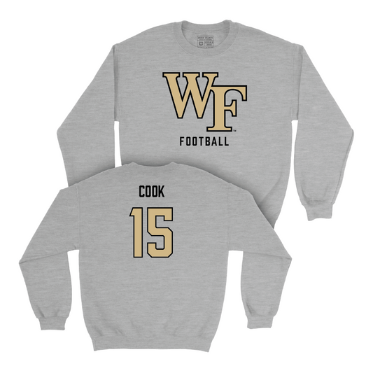 Wake Forest Football Sport Grey Classic Crew - Devin Cook Small