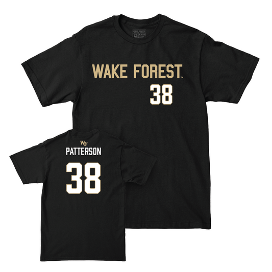 Wake Forest Football Black Sideline Tee - Davaughn Patterson Small