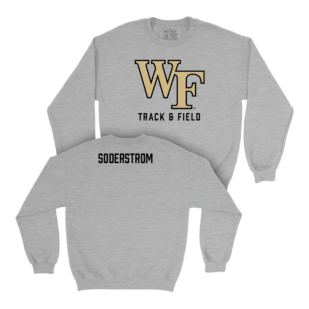 Wake Forest Women's Track & Field Sport Grey Classic Crew - Emma Soderstrom Small