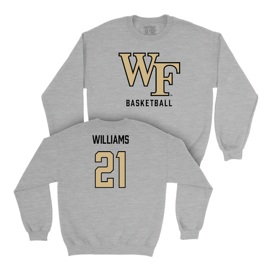 Wake Forest Women's Basketball Sport Grey Classic Crew - Elise Williams Small