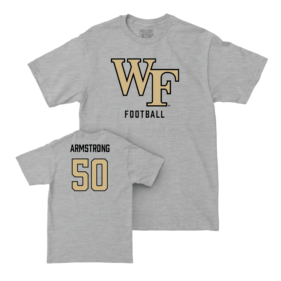 Wake Forest Football Sport Grey Classic Tee - Kyland Armstrong Small
