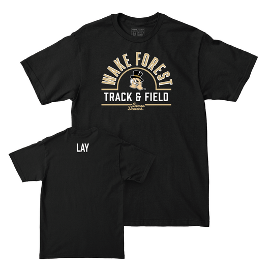 Wake Forest Women's Track & Field Black Arch Tee - Lexi Lay Small