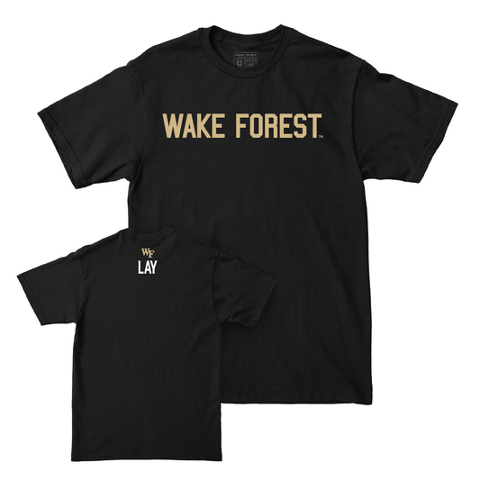 Wake Forest Women's Track & Field Black Sideline Tee - Lexi Lay Small
