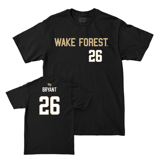 Wake Forest Football Black Sideline Tee - Quincy Bryant Small