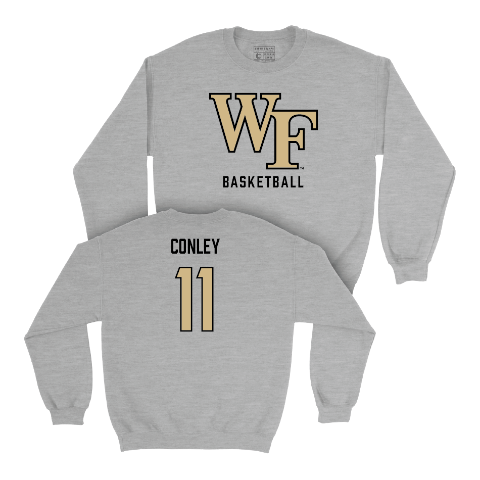 Wake Forest Women's Basketball Sport Grey Classic Crew - Raegyn Conley Small