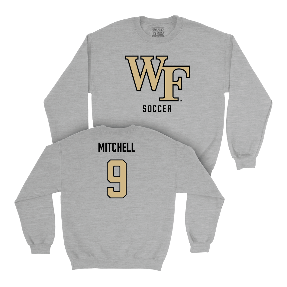 Wake Forest Men's Soccer Sport Grey Classic Crew - Roald Mitchell Small