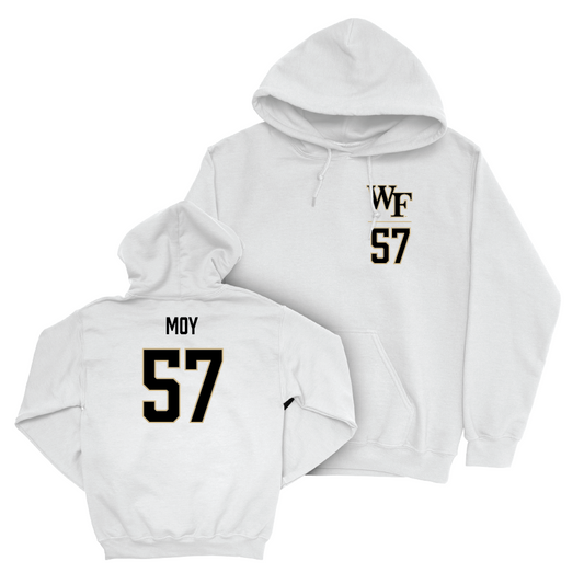 Wake Forest Football White Logo Hoodie - William Moy Small