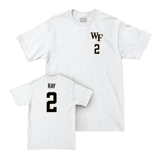 Wake Forest Baseball White Logo Comfort Colors Tee - William Ray Small