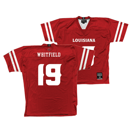 Louisiana Football Red Jersey - Cameron Whitfield | #19