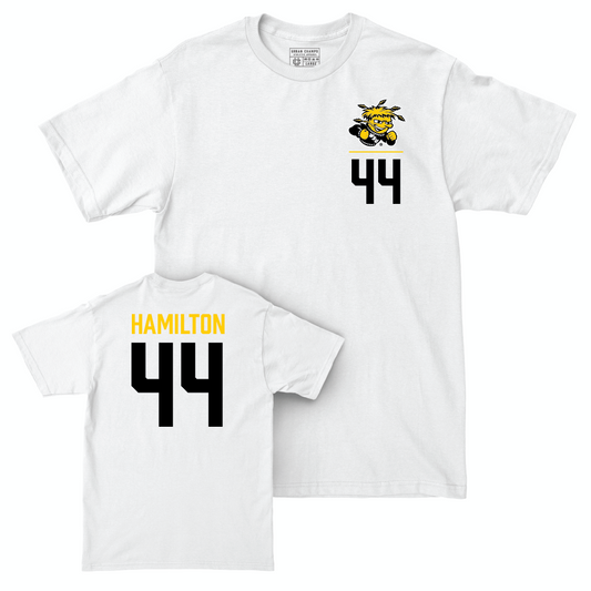 Wichita State Baseball White Logo Comfort Colors Tee - Brady Hamilton Small