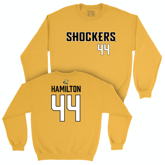 Wichita State Baseball Gold Shockers Crew - Brady Hamilton Small