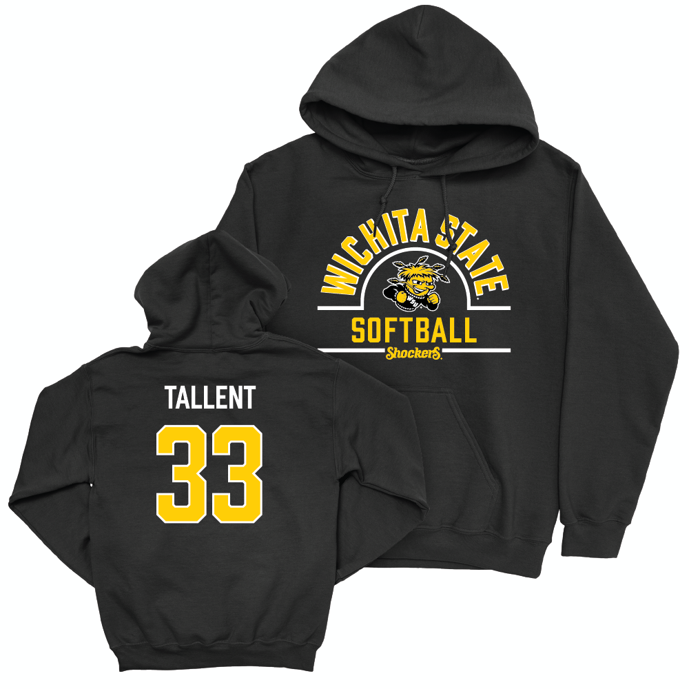 Wichita State Softball Black Arch Hoodie - Caroline Tallent Small