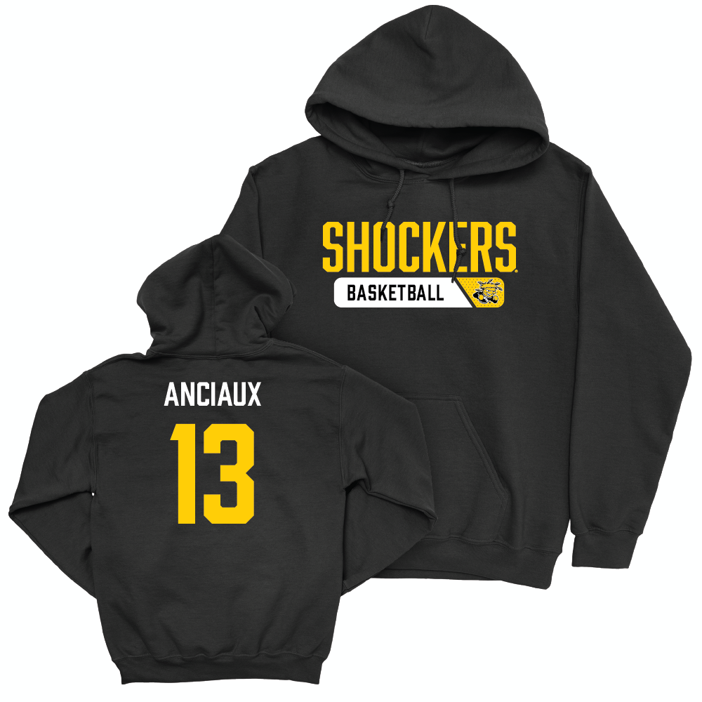 Wichita State Women's Basketball Black Staple Hoodie - Ella Anciaux Small