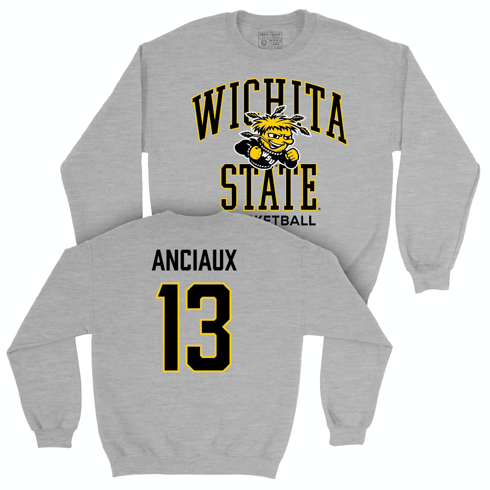 Wichita State Women's Basketball Sport Grey Classic Crew - Ella Anciaux Small