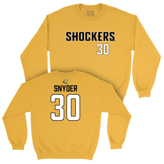 Wichita State Baseball Gold Shockers Crew - Gannon Snyder Small