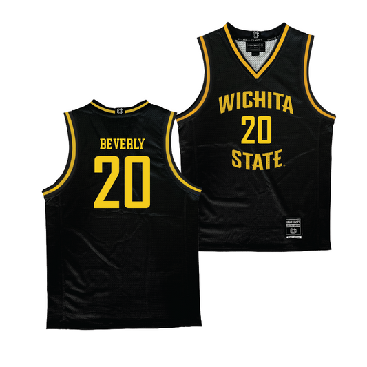 Wichita State Men's Basketball Black Jersey - Harlond Beverly | #20 Small